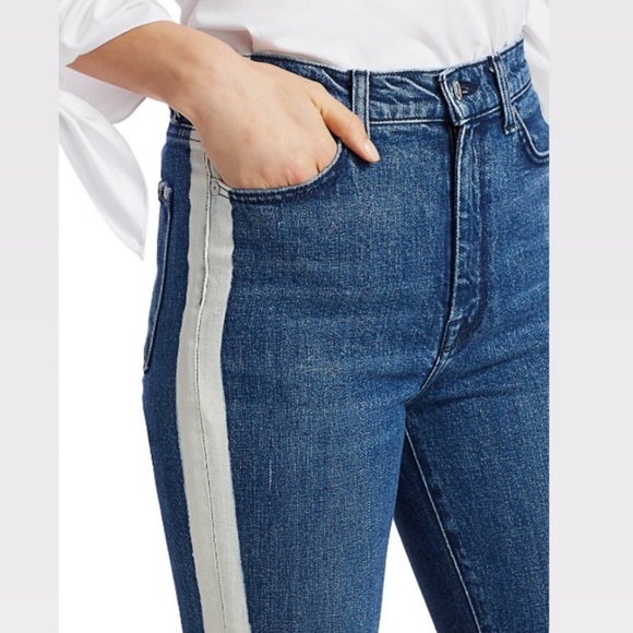 7 For All Mankind High-Rise Side Stripe Jeans 28 - Picture 4 of 15